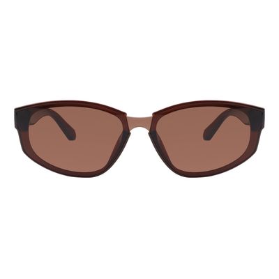 Óculos de Sol Feminino Infinity Redondo Marrom